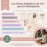 Las Fichas Definitivas de TCC para la Menopausia Guía de 32 páginas basada en la Terapia Cognitivo-Conductual para el equilibrio emocional y el apoyo a los síntomas