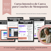 Curso Intensivo de Canva para Coaches de Menopausia