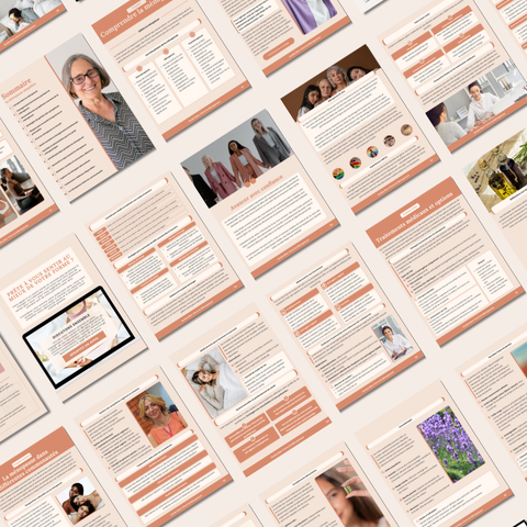 Le Guide Ultime de la Ménopause  Un guide visuel et holistique de 67 pages pour la force, l’équilibre & la confiance en soi