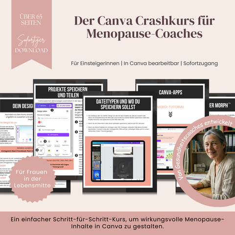Der Canva Crashkurs für Menopause-Coaches