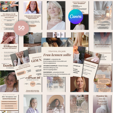 Das ultimative Perimenopause- & Menopause-Reels-Paket  50 bearbeitbare Kurzvideos für Aufklärung, Bewusstsein & echte Verbindung