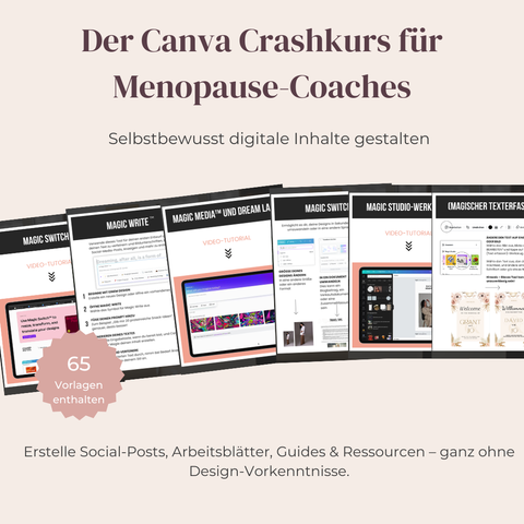 Der Canva Crashkurs für Menopause-Coaches