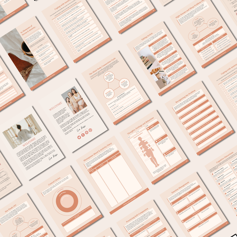 The Ultimate Menopause CBT Worksheets  32-Page Cognitive Behaviour Therapy Guide for Emotional Balance & Symptom Support