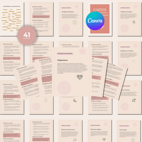 Les Cartes Ultimes des Symptômes de la Ménopause  Guide scientifique de 41 pages pour comprendre et traverser la ménopause