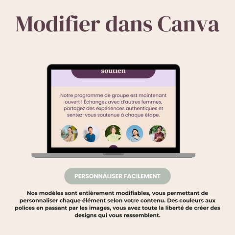 Les Carrousels Ultimes pour Coach en Ménopause  35 modèles Canva modifiables pour éduquer, soutenir & créer du lien avec vos clientes